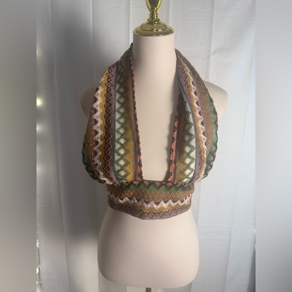 SHEIN Colorful Knit Halter Top - Picture 1 of 7